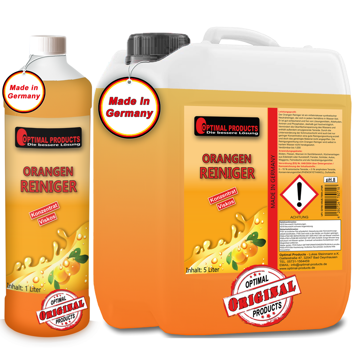 Orangen Reiniger Konzentrat