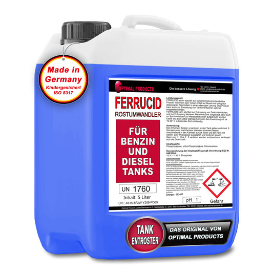 Rostumwandler Benzin und Dieseltanks