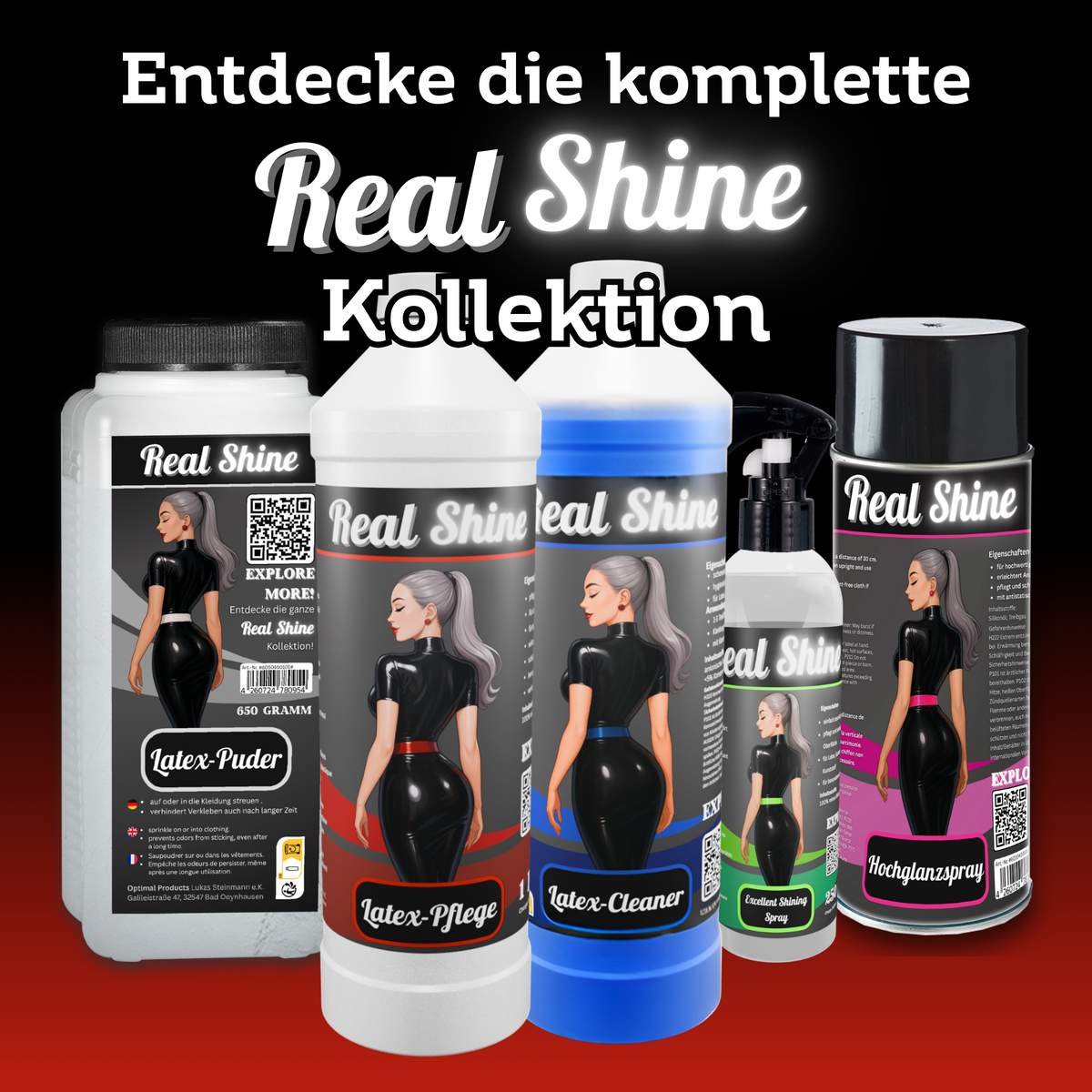 Latexpflege - Latex Anziehhilfe