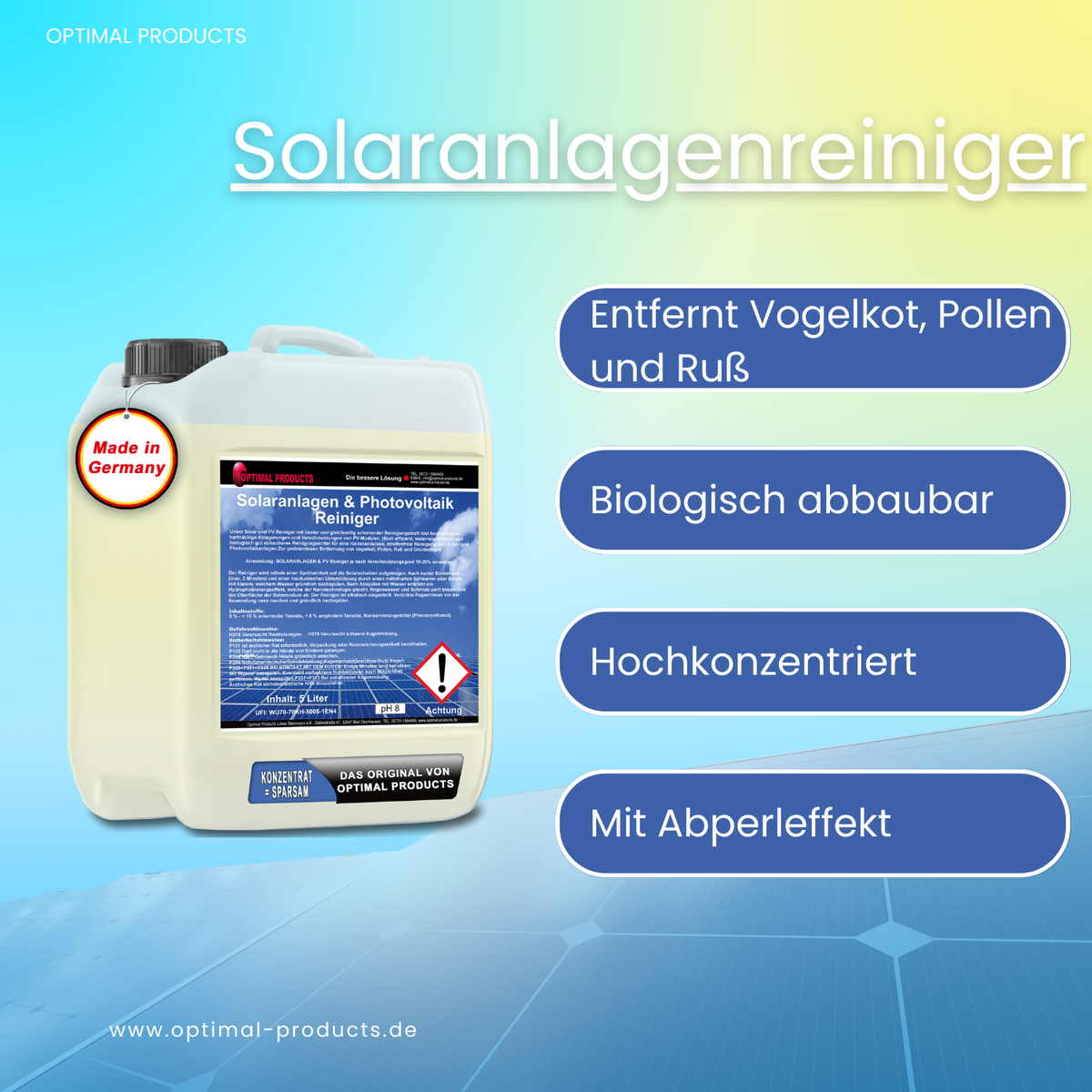 Solaranlagenreiniger